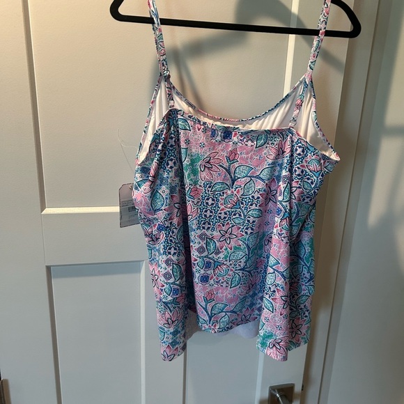 NWT  Women’s Plus Size 22W floral tankini Swim Set - Picture 9 of 10